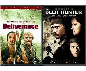 70's Friends Stories With Bad Endings 2 DVD Bundle: The Deer Hunter & Deliverance (DeNiro/ Walken/ Streep/ Voight/ Reynolds)