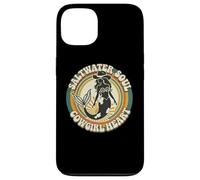 70s Womens Western Saltwater Soul Cowgirl Heart Mermaid Core Carcasa para iPhone 13