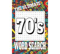 70's Word Search: Easy to Read Print about the Culture, Fashion, Music and More | 6x9 inches, 110 pages | 50+ Puzzles … Gifts for Vacations, Holidays, and Stress Relief