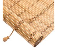70x100cm Estores De Bambú,Cortina De Madera Natural Persiana Enrollable para Ventanas,Aislamiento Protección Solar y Privacidad Estor Bambus,Cortinas en Exterior e Interio