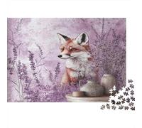 70x50cm/1000pcs Portrait de Renard Jigsaw Style d'art animalier Puzzles À Faire SOI-même Pour Adultes