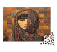 70x50cm/1000pcs Rompecabezas para Adultos Y Adolescentes Retrato de una damaJuegos Hechos DIY, Decoración del Hogar.