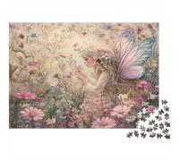 70x50cm/1000pcs Scène de Jardin féerique Puzzle Jouet En Bois Cadeau Unique Décoration Intérieure Illustration fantastique et fantaisiste Jeu Éducatif Challenge Toy