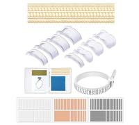 71 anillos ajustadores de tamaño con clip invisible para mujeres y hombres, ajustador de medición, accesorio de joyería