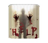 71 x 71 Inch Halloween Shower Curtain Liner Curtain Help Me Make Halloween Decorations