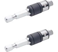 711L Adaptador 2 en 1 con extremo hexagonal: cambia los enchufes cuadrados por puntas hexagonales con un movimiento de dedos, 2 unidades