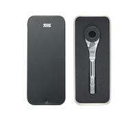 711L Hex End EDC Ratchet Wrench - Accessary for Multitools with 1/4" Hex Bits Adapters - Compatible with 1/4 Inch Socket Extensions