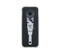 711L Llave de trinquete EDC de cabeza flexible de extremo plano, accesorio de destornillador compatible con adaptadores de broca plana de multiherramientas