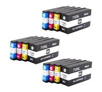 712 XL 712XL 3ED71A 3ED67A Cartucho De Inyección De Tinta Remanufacturado. Compatible Con HP DesignJet T210 T230 T250 T650 Impresora(712XL 3SET)