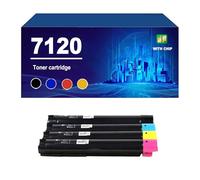 7120 C7120 Cartucho De Tóner Compatible para Xerox VersaLink C7120 C7125 C7130 Impresoras. Tóner De Alto Rendimiento (31 000/20 000 Páginas),4 Colors-1 Set
