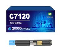7120 C7120 Cartucho De Tóner Compatible para Xerox VersaLink C7120 C7125 C7130 Impresoras. Tóner De Alto Rendimiento (31 000/20 000 Páginas),Cyan-1 Pack