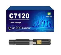 7120 C7120 Cartucho De Tóner Compatible para Xerox VersaLink C7120 C7125 C7130 Impresoras. Tóner De Alto Rendimiento (31 000/20 000 Páginas),Black-1 Pack