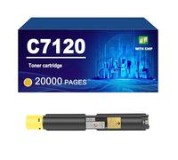 7120 C7120 Cartucho De Tóner Compatible para Xerox VersaLink C7120 C7125 C7130 Impresoras. Tóner De Alto Rendimiento (31 000/20 000 Páginas),Yellow-1 Pack