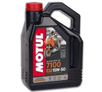 Aceite Motor Motul 4T SAE 15W-50 Sintético 7100 API SP JASO MA2 4 L