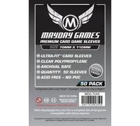 [7144] Premium Magnum Silver Sleeve: 70 X 110 MM Sized -"Lost Cities" (pack of 50)