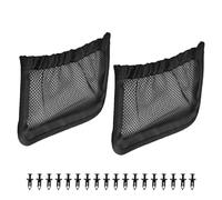 715003019 UTV - Bolsa de red de almacenamiento para respaldo trasero con diseño elástico, adecuada para una fácil instalación en ATV, vehículos utilitarios, equipo de aventura al aire libre