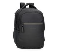 Pepe Jeans Sail up Mochila para Portátil Doble Compartimento Portátil 15,6 Pulgadas Negro 30x42x14.5 cms Poliéster y PU 18,27L by Joumma Bags
