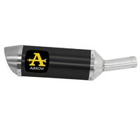 71742AON - Silenciador Escape Arrow Thunder Dark Suzuki SVF 650 Gladius (09-15)