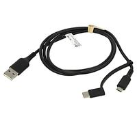 71892 cable USB Negro negro, Negro