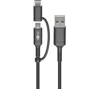 71892 cable USB Negro negro, Negro