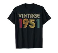 71st Birthday Gift Classic 1951 Vintage Men Women 71 Years Camiseta