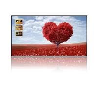 72" 80" 92" Pantalla de Proyección de Pared para Interior, 16:9 Marco Fijo 3D 4K Ultra HD Pantalla de Cine para Oficina Cine en Casa Videojuegos(80" (16:9))
