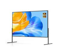 72 84 100 Pulgadas Pantalla de Proyección Al Aire Libre con Soporte, Montado en Pared, 4K Ultra HD Tela de Cine para Acampar Teatro Patio(84 Inch)
