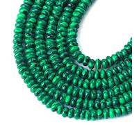 72 cuentas espaciadoras de disco de ábaco redondo turquesa de 5 x 8 mm para hacer joyas (15 unidades)