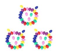 72 Piezas Conjunto de Huevo Coctelera Huevos de Pascua Huevos de Maracas Huevos de Plástico para Suministros para Fiesta de Pascua Fiesta de Favores Juguetes Musicales, 6 Colores