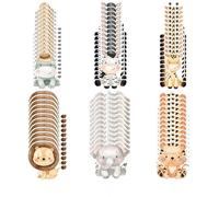 72 piezas de moldes para tartas de animales, accesorios de decoración para tartas de fiesta de cumpleaños, adecuados para helados, cupcakes, magdalenas y otras decoraciones de alimentos para agregar