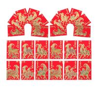 72 Piezas Sobres Rojos de Papel para Dinero, 2027 Zodiaco Cabra | Holds Coins, Cash And Small Notes, Lunar New Year Gatherings, Rojo Color