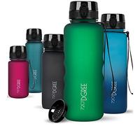 720°DGREE Botella Agua 1,5 Litros “uberBottle“ - Tamiz-Fruta, softTouch - Sin BPA, Prueba de Fuga, Reutilizable, Antigoteo - XL Cantimplora, Water Bottle ideal para Fitness, Gimnasio, Deporte, Outdoor