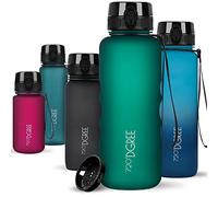 720°DGREE Botella Agua 1,5 Litros “uberBottle“ - Tamiz-Fruta, softTouch - Sin BPA, Prueba de Fuga, Reutilizable, Antigoteo - XL Cantimplora, Water Bottle ideal para Fitness, Gimnasio, Deporte, Outdoor