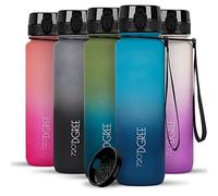 720°DGREE Botella Agua 1 Litro “uberBottle“ - Tamiz-Fruta, softTouch - Sin BPA, Prueba de Fugas, Reutilizable - Cantimplora, Water Bottle ideal para Deporte, Fitness, Gimnasio, Senderismo, Ciclismo