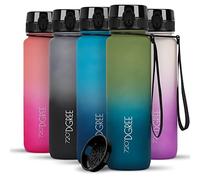 720°DGREE Botella Agua 1 Litro “uberBottle“ - Tamiz-Fruta, softTouch - Sin BPA, Prueba de Fugas, Reutilizable - Cantimplora, Water Bottle ideal para Deporte, Fitness, Gimnasio, Senderismo, Ciclismo
