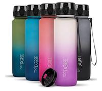 720°DGREE Botella Agua 1 Litro “uberBottle“ - Tamiz-Fruta, softTouch - Sin BPA, Prueba de Fugas, Reutilizable - Cantimplora, Water Bottle ideal para Deporte, Fitness, Gimnasio, Senderismo, Ciclismo