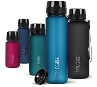 720°DGREE Botella Agua 1 Litro “uberBottle“ - Tamiz-Fruta, softTouch - Sin BPA, Prueba de Fugas, Reutilizable - Cantimplora, Water Bottle ideal para Deporte, Fitness, Gimnasio, Senderismo, Ciclismo