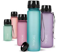 720°DGREE Botella Agua 1 Litro “uberBottle“ - Tamiz-Fruta, softTouch - Sin BPA, Prueba de Fugas, Reutilizable - Cantimplora, Water Bottle ideal para Deporte, Fitness, Gimnasio, Senderismo, Ciclismo
