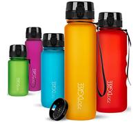 720°DGREE Botella Agua 1 Litro “uberBottle“ - Tamiz-Fruta, softTouch - Sin BPA, Prueba de Fugas, Reutilizable - Cantimplora, Water Bottle ideal para Deporte, Fitness, Gimnasio, Senderismo, Ciclismo