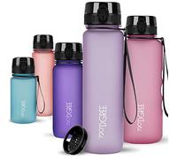 720°DGREE Botella Agua 1 Litro “uberBottle“ - Tamiz-Fruta, softTouch - Sin BPA, Prueba de Fugas, Reutilizable - Cantimplora, Water Bottle ideal para Deporte, Fitness, Gimnasio, Senderismo, Ciclismo