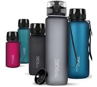 720°DGREE Botella Agua 1 Litro “uberBottle“ - Tamiz-Fruta, softTouch - Sin BPA, Prueba de Fugas, Reutilizable - Cantimplora, Water Bottle ideal para Deporte, Fitness, Gimnasio, Senderismo, Ciclismo