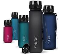 720°DGREE Botella Agua 1 Litro “uberBottle“ - Tamiz-Fruta, softTouch - Sin BPA, Prueba de Fugas, Reutilizable - Cantimplora, Water Bottle ideal para Deporte, Fitness, Gimnasio, Senderismo, Ciclismo