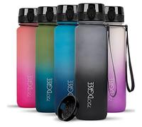 720°DGREE Botella Agua 1 Litro “uberBottle“ - Tamiz-Fruta, softTouch - Sin BPA, Prueba de Fugas, Reutilizable - Cantimplora, Water Bottle ideal para Deporte, Fitness, Gimnasio, Senderismo, Ciclismo