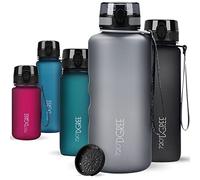 720°DGREE Botella Agua 2 Litros “uberBottle“ - Tamiz-Fruta, softTouch - Sin BPA, Prueba de Fuga, Reutilizable, Antigoteo - XXL Cantimplora, Water Bottle ideal para Fitness, Gimnasio, Deporte, Outdoor