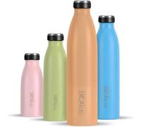 720°DGREE Botella Agua Acero Inoxidable “milkyBottle“ - 1litro - Sin BPA Free, Antigoteo y Prueba de Fugas - Frasco térmico, Cantimplora Aislada - Bebida con Gas, Deporte, Escuela, Gimnasio Exteriore
