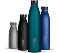 720°DGREE Botella Agua Acero Inoxidable “milkyBottle“ - 1litro - Sin BPA Free, Antigoteo y Prueba de Fugas - Frasco térmico, Cantimplora Aislada - Bebida con Gas, Deporte, Escuela, Gimnasio Exteriore