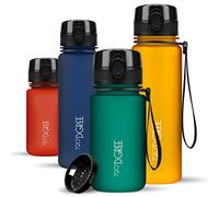 720°DGREE Botella Agua Niños 350ml “uberBottle“ - Tamiz-Fruta, softTouch - Sin BPA, Prueba de Fuga, Reutilizable - Cantimplora ligera - Water Bottle ideal para Escuela Infantil, Niña, Joven, de 3 Años