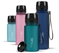 720°DGREE Botella Agua Niños 350ml “uberBottle“ - Tamiz-Fruta, softTouch - Sin BPA, Prueba de Fuga, Reutilizable - Cantimplora ligera - Water Bottle ideal para Escuela Infantil, Niña, Joven, de 3 Años