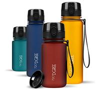 720°DGREE Botella Agua Niños 350ml “uberBottle“ - Tamiz-Fruta, softTouch - Sin BPA, Prueba de Fuga, Reutilizable - Cantimplora ligera - Water Bottle ideal para Escuela Infantil, Niña, Joven, de 3 Años