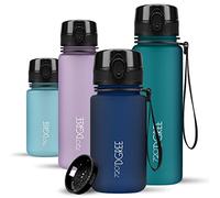 720°DGREE Botella Agua Niños 350ml “uberBottle“ - Tamiz-Fruta, softTouch - Sin BPA, Prueba de Fuga, Reutilizable - Cantimplora ligera - Water Bottle ideal para Escuela Infantil, Niña, Joven, de 3 Años